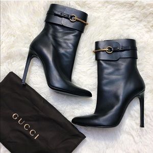 Gucci Horsebit Black Boots (gently used)
